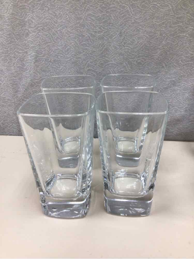 SQUARE DRINKING GLASSES