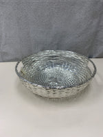 ROUND SILVER WIRE BASKET