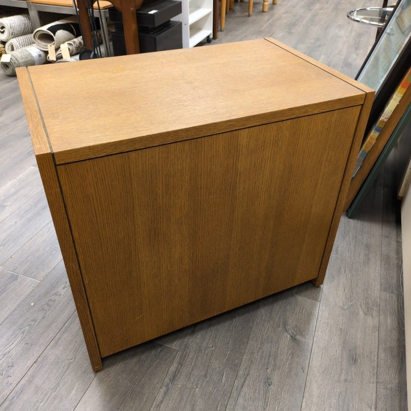 SOLID OAK BOOKSHELF