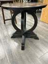 RIDGED ROUND END TABLE