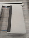GRAY UPHOLSTERED BEDFRAME