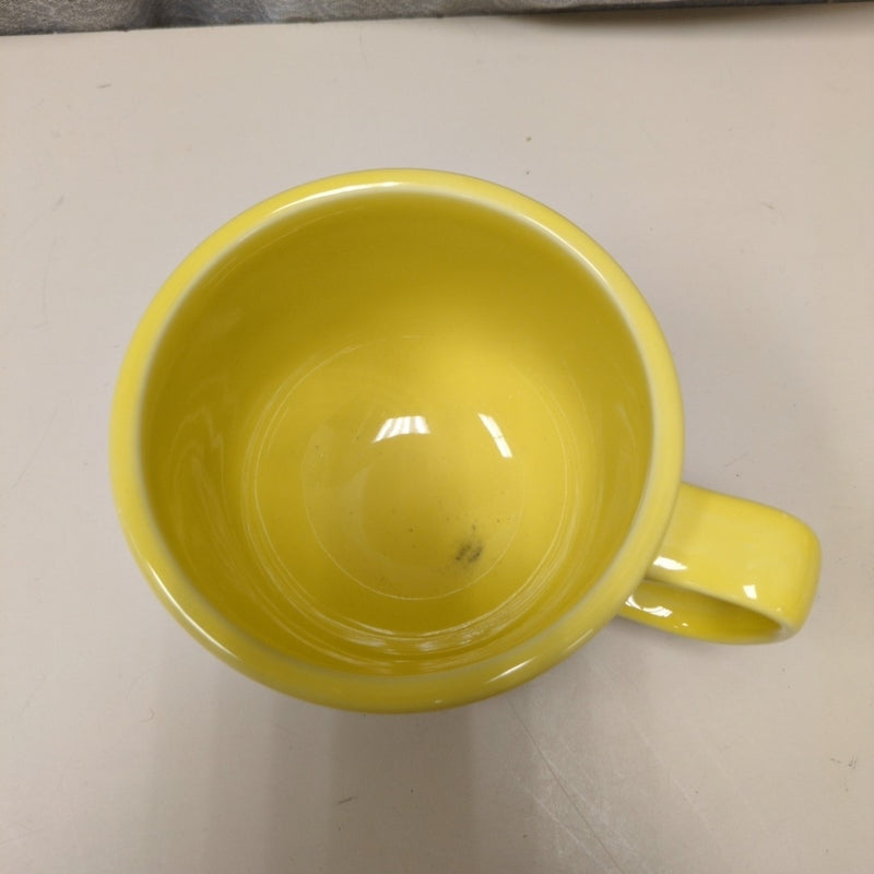 LARGE YELLOW FIESTA MUG