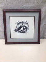 RACCOON PENCIL DRAWING