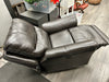 BROWN LEATHER ELECTRIC RECLINER