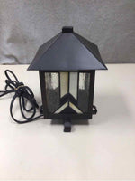 STAINED GLASS LAMP LANTERN