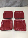 RED SQUARE SMALL PLATES