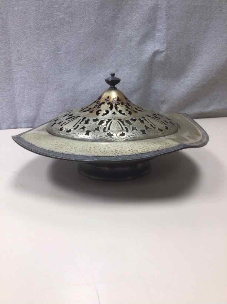 ANTIQUE DECORATIVE HOT COALS TABLE HAND WARMER