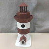 RED/WHITE LIGHTHOUSE BIRDHOUSE