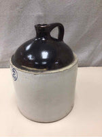 LARGE BROWN/CREAM CROCK