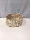 WHITE/BLONDE SEAGRASS BASKET