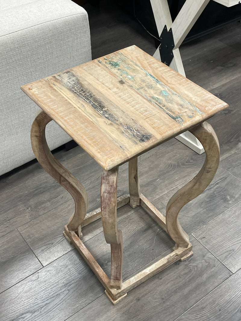 TAN BROWN DIST WOOD STAND