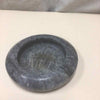 GRAY ROUND STONE ASHTRAY