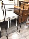 BROWN METAL 2 TIER SHELF