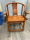 OAK WOOD CARVED CHAIR