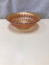 AMBER GLASS PEDESTAL DISH