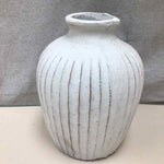 DIST. WHITE VASE