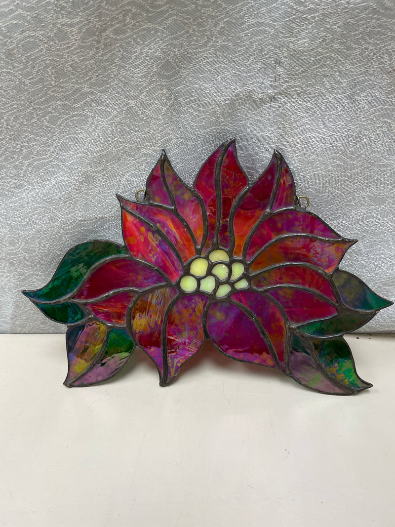 POINSETTIA STAIN GLASS