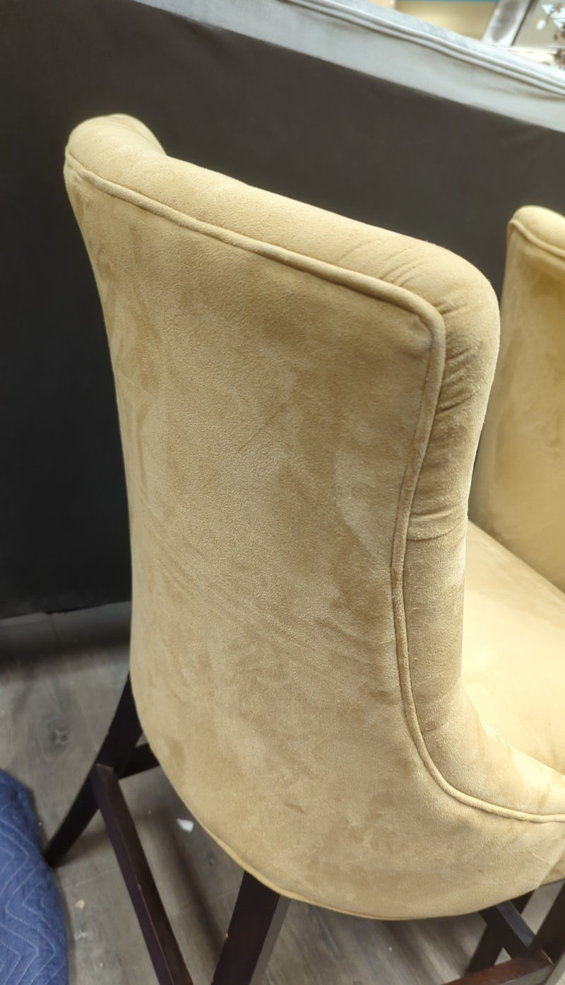 2 26" GOLD/BROWN TONE STOOLS