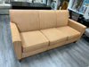 ORANGE FLEXSTEEL 3 SEAT CUSHION SOFA
