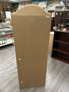 CREAM 4 TIER ARCH TOP BOOKSHELF