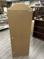 CREAM 4 TIER ARCH TOP BOOKSHELF