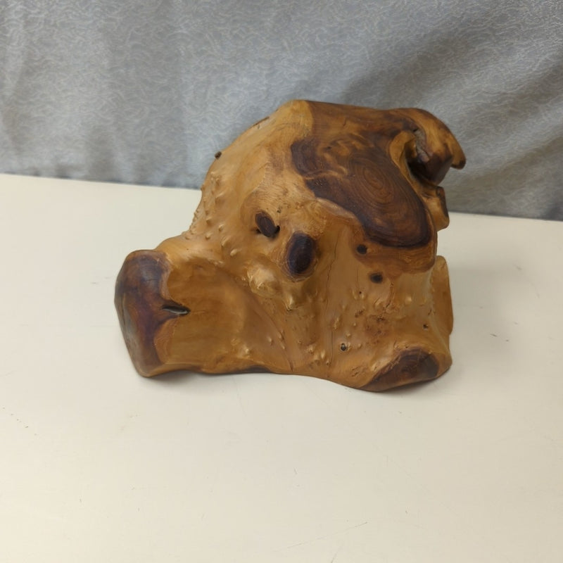 GNARLED WOOD BOOKEND