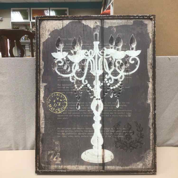 DISTRESSED CANDELABRA PIC
