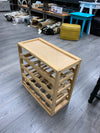 UNFINISHED WOOD WINE RACK