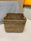 BEIGE WOVEN BASKET