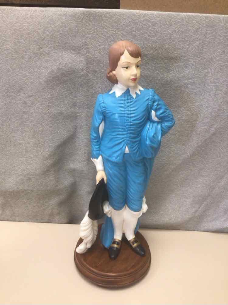 PORCELAIN MAN IN BLUE OUTFIT