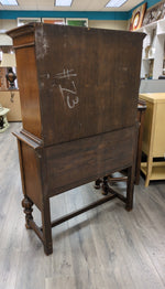 VINTAGE HARD WOOD CABINET