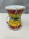 RED YELLOW WOOD DRUM