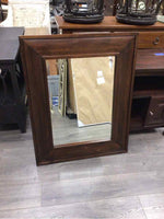 WOOD BEVELLED MIRROR