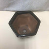 BLACK CERAMIC PLANTER