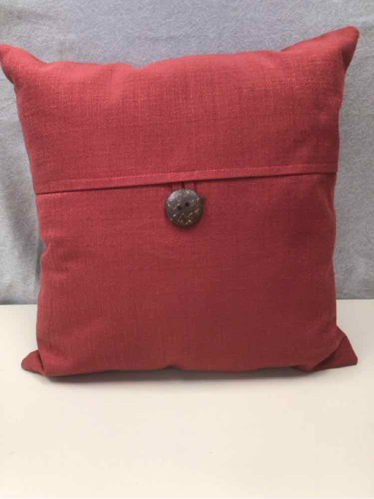 RED THROW PILLOW