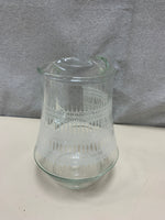 CLEAR ARCHITECTURAL PATTERN PITCHER