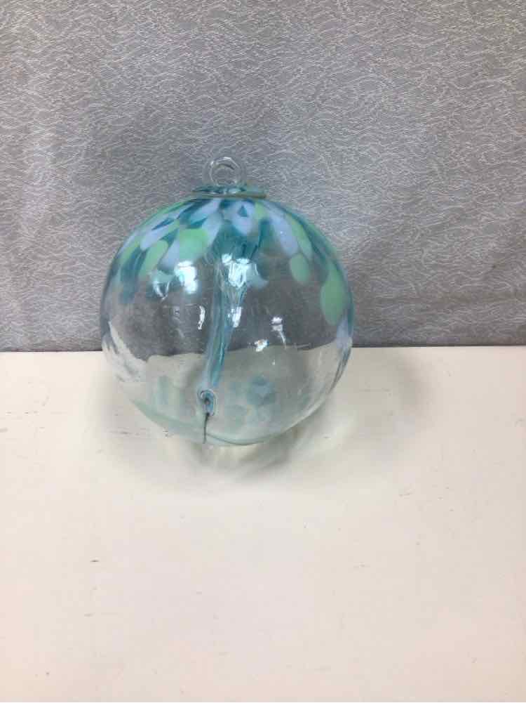 HAND BLOWN GLASS ART BALL