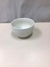 WHITE W/PATTERNS BOWL