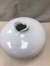WHITE GLOSSY VASE
