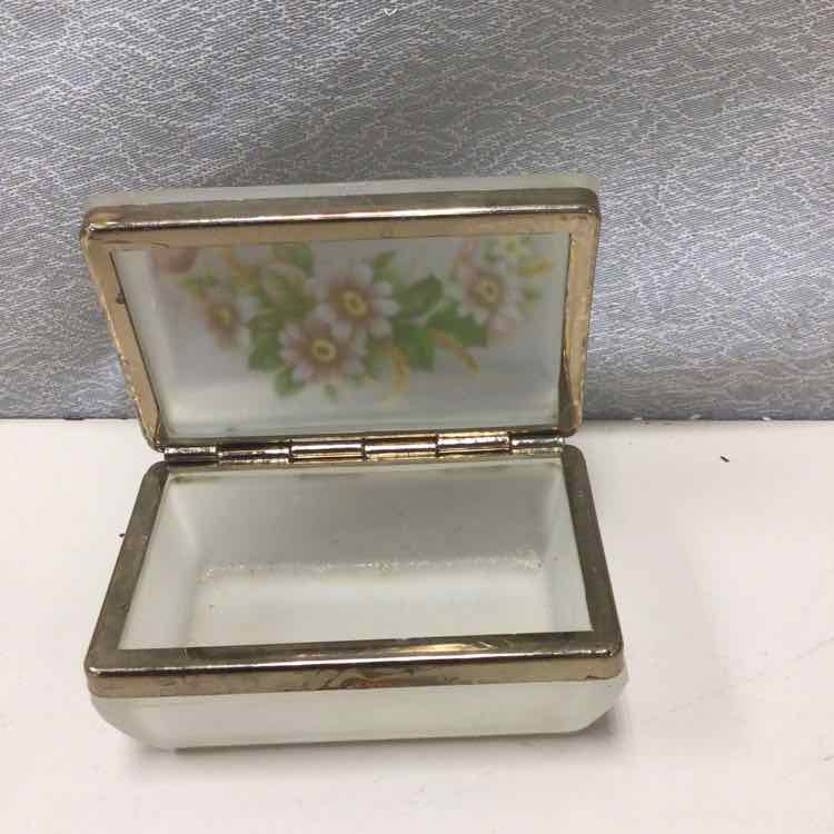FLORAL GLASS HINGE KEEPSAKE