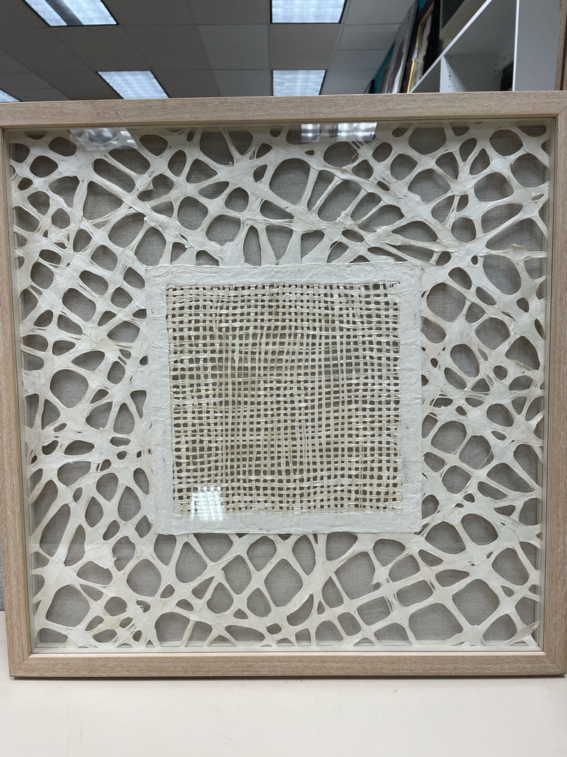 CREAM FRAME HONEYCOMB PIC