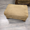 GREENISH UPHOLSTERED OTTOMAN