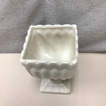 CREAM PEDESTAL PLANTER
