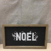 B+W "NOEL" WOOD SIGN