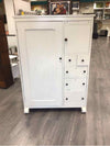 LARGE 5 DRAWER CREAM WARDROBE