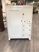 LARGE 5 DRAWER CREAM WARDROBE