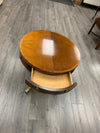 ROUND PEDESTAL TABLE 1 DRAWER