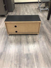 BLACK TV STAND W/1 DRAWER