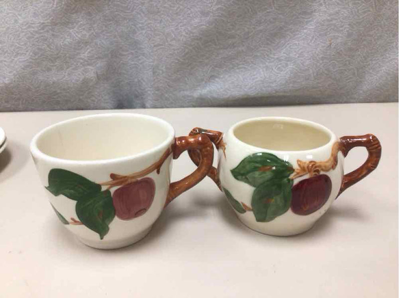 CHERRY THEME TEACUP + SUGAR DISH SET
