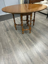 OVAL GATELEG WOOD TABLE